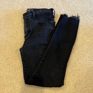 Abercrombie &Fitch black Simone High Rise Ankle jean